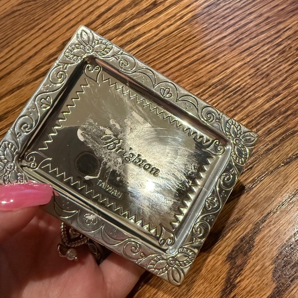 Brighton Silver Jewelry Box with Intricate Design - Picture 4 of 4